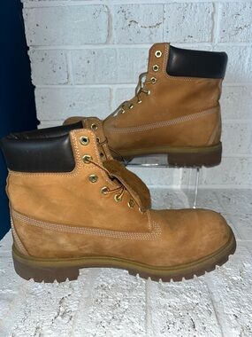Timberland Men's 6" Classic Premium Fashion Work Boots 10061 Wheat Size 12M